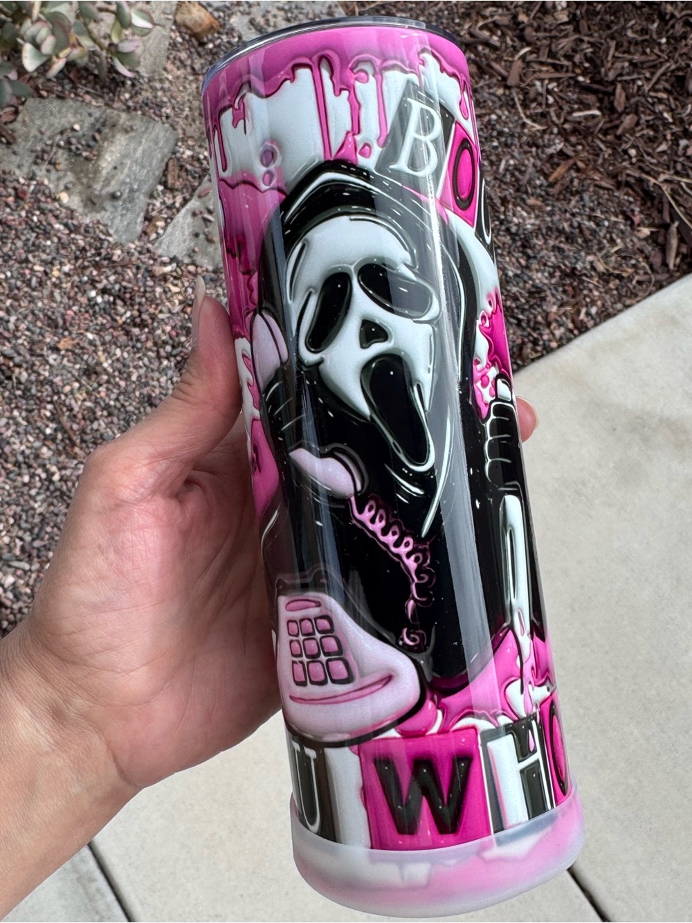 Scream Ghostface tumbler 20 oz